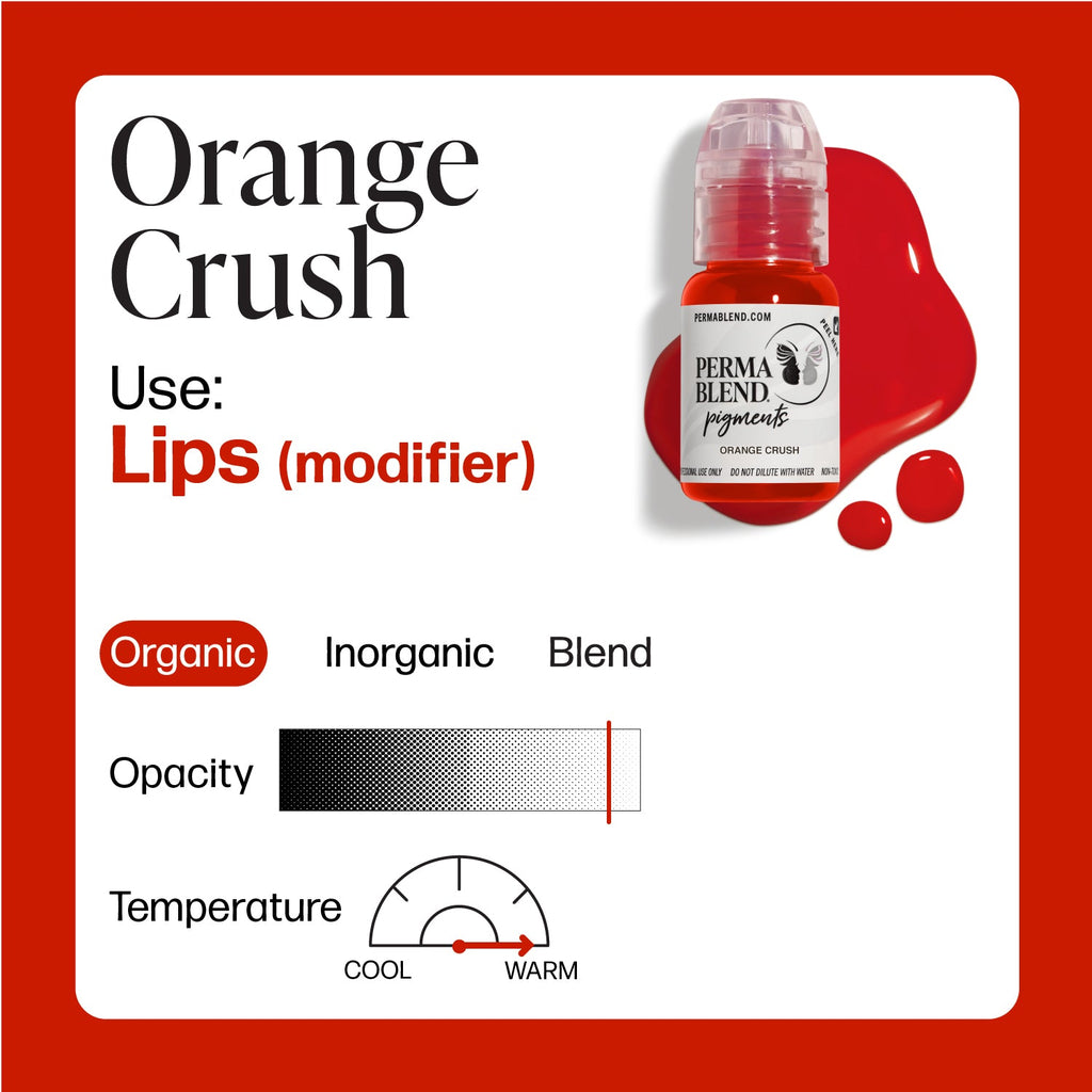 Perma Blend Orange Crush Lip Pigment – Cosmetic Tattoo Supplies