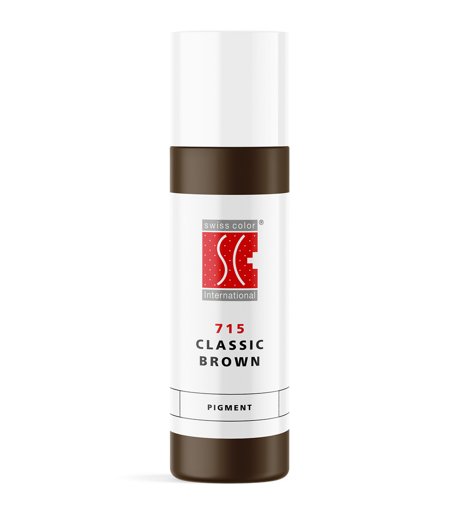 NEW Swiss Brow 715 Classic Brown Pigment 10ml