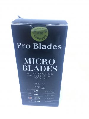 Pro Blade #12 Flexi Micro Blades for Microblading – Cosmetic Tattoo ...