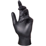Gloves Black Nitrile  Small  Pack 100