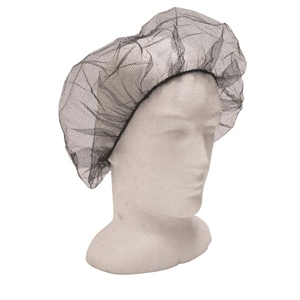 Black disposable hair nets, 100 Pack