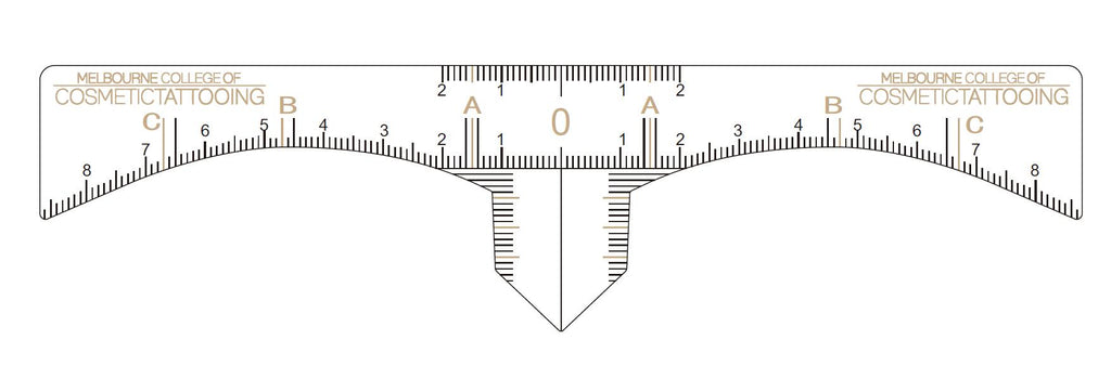 Head Measurement Stickers for Cosmetic Tattooing 100 Pack – Cosmetic ...